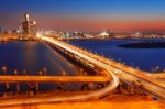 Mapo Bridge And Seoul Cityscape In Korea Stock Photo