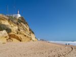 Albufeira, Southern Algarve/portugal - March 10 : View Of The Be Stock Photo