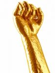 Golden Hand Stock Photo