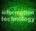 Information Technology Shows Assistance Data And High-tech Stock Photo