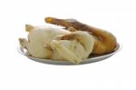 Chicken Steamed And Duck Stewed In The Gravy Dish Stock Photo