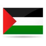 Palestine Flag Stock Photo