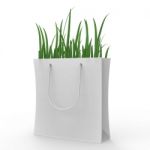 Eco Shopping Indicates Earth Day And Buying Stock Photo