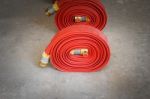 Red Hose Fire Stock Photo