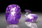 Amethyst (high Resolution 3d Image) Stock Photo