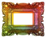 Multicolor Picture Frame Stock Photo