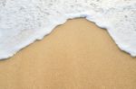 Wave Sand Stock Photo