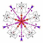 Westie Kaleidoscope Stock Photo