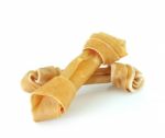 Rawhide Bone For Dog Stock Photo