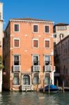 Colurful Building In Venice Stock Photo