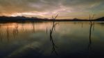 Aerial View Of Lake Moogerah In Queensland Stock Photo