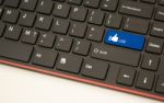 Like Button Keyboard Stock Photo