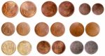 Misc Old Coins Of Africa Stock Photo