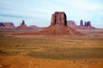 Scenic View Of Monument Valley In  Utah Stock Photo