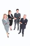 Business People With Arms Folded Stock Photo