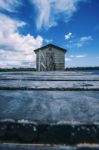 Maroochy River Boat House During The Day Stock Photo