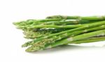 Asparagus Isolated On White Background Stock Photo