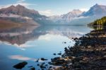 Lake Mcdonald Stock Photo