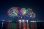 Firework Festival In Korea Stock Photo