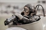 Rear Gunner Junkers Cl1 Stock Photo