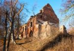 Old Ruined Church Stock Photo