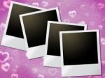 Photo Frames Shows Text Space And Copyspace Stock Photo