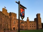 View Of Peckforton Castle Stock Photo