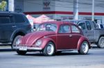 Volkswagen Beetle Car Stock Photo