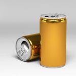 Metal Aluminum Beverage Drink Can Stock Photo