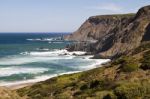 Beautiful Beach In Sagres Stock Photo