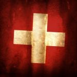 Grungy Flag Of Switzerland Stock Photo