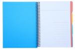 Opened Notebook Isolated On White Background Stock Photo