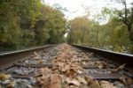 Railway Track Stock Photo