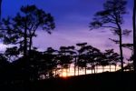 Sunset In The Mountains At Phu Soi Dao Stock Photo