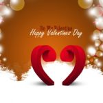 Red Love Heart, Valentines Day Concept Stock Photo