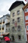 Old Decorated Building In St Wolfgang Stock Photo