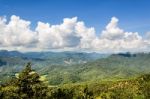 Landscape High Mountain Range Stock Photo