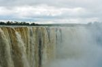 Victoria Falls In Zambia Stock Photo