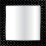 Abstract Metal Texture Background With Square Frame  Illus Stock Photo