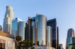 Los Angeles, California/usa - July 28 : Skyscrapers In The Finan Stock Photo