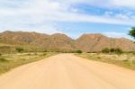 Namib Desert Landscape In Namibia Stock Photo