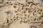 Close-up Of A Rock Wall Stock Photo