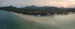 Aerial Panorama View Of Payam Island Ranong Andaman Sea Southern Of Thailand Important Natural Traveling Destination Stock Photo