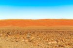 Desert Landscape Near Sesriem In Namibia Stock Photo