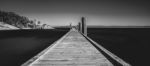 Freycinet Pier By Coles Bay In Tasmania Stock Photo