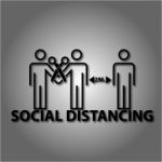 Social Distancing Stock Photo