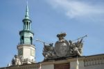 Coat Of Arms On The Guardhouse In Poznan Stock Photo