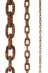 Rusty Chains Stock Photo