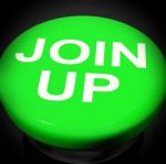 Join Up Switch Shows Joining Membership Register Stock Photo