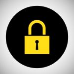 Lock Icon Stock Photo